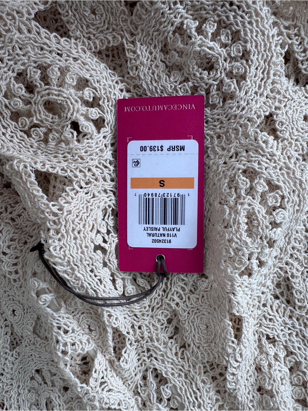 Vince Camuto Crochet Kimono [Never Worn - NWT] - Picture 2 of 2